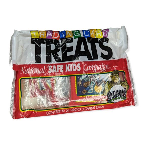 Impel 1991 National Safe Kids Campaign Trading Card Treats- Universal Monsters - Picture 2 of 7